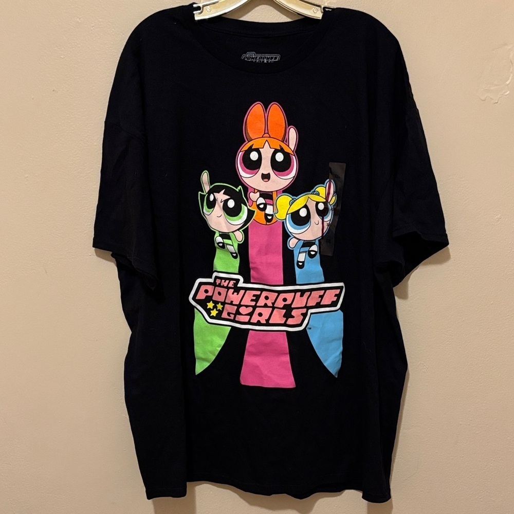 Powerpuff Girls Black Long Sleeve Tee
